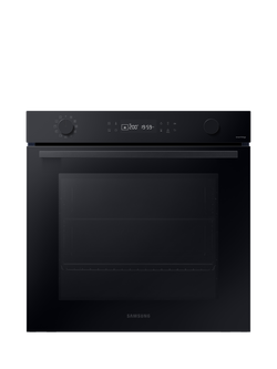Samsung Series 4 Natural Steam NV7B41403AK/U4 Smart Single Oven, Clean Black, Clean Black