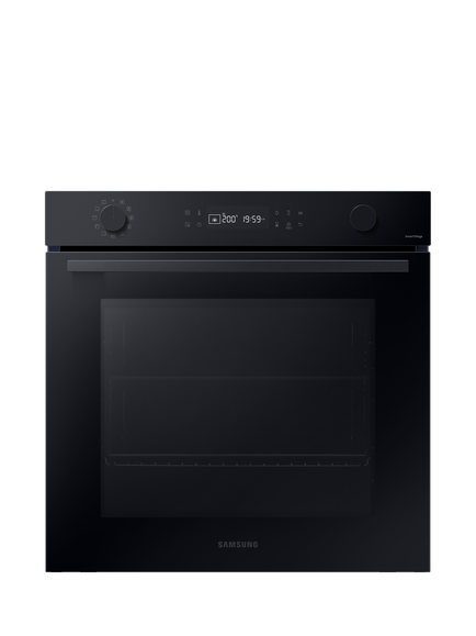 Samsung Series 4 Natural Steam NV7B41403AK/U4 Smart Single Oven, Clean Black, Clean Black