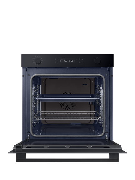 Samsung Series 4 Natural Steam NV7B41403AK/U4 Smart Single Oven, Clean Black - view 2, Clean Black