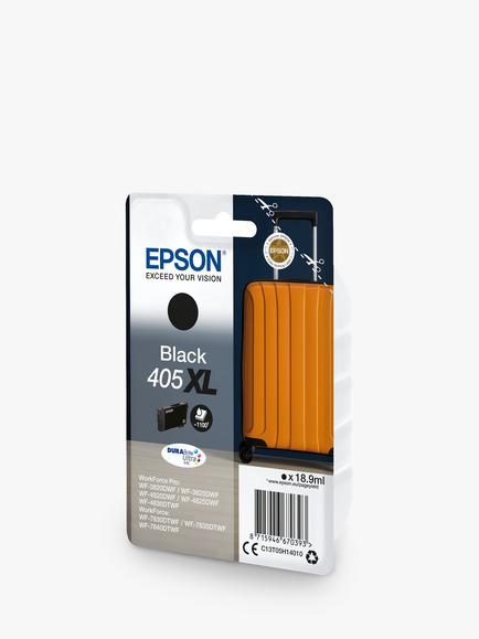 Epson Suitcase 405 XL Inkjet Printer Cartridge, Black, Black