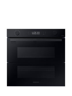 Samsung Series 4 NV7B45305AK Dual Cook Flex Self Cleaning Single Oven, Black, Clean Black