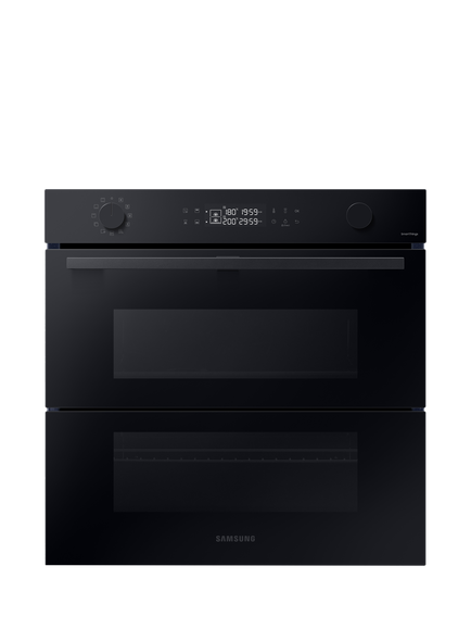 Samsung Series 4 NV7B45305AK Dual Cook Flex Self Cleaning Single Oven, Black, Clean Black
