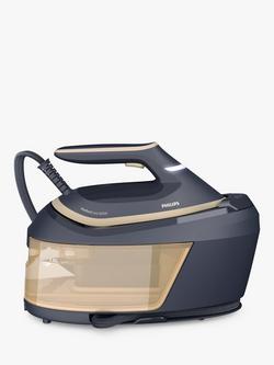 Philips PerfectCare 6000 Series PSG6066/26 SteamGlide Advanced Steam Generator Iron, Black/Gold, Black/Gold