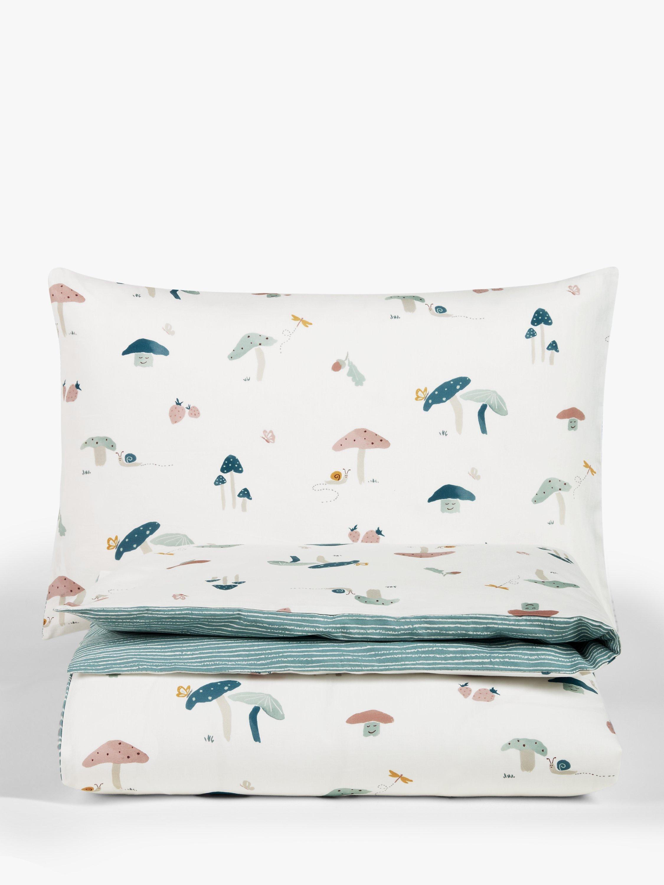 John Lewis Prairie Fable Print Toddler Duvet Cover and Pillowcase Set, Multi