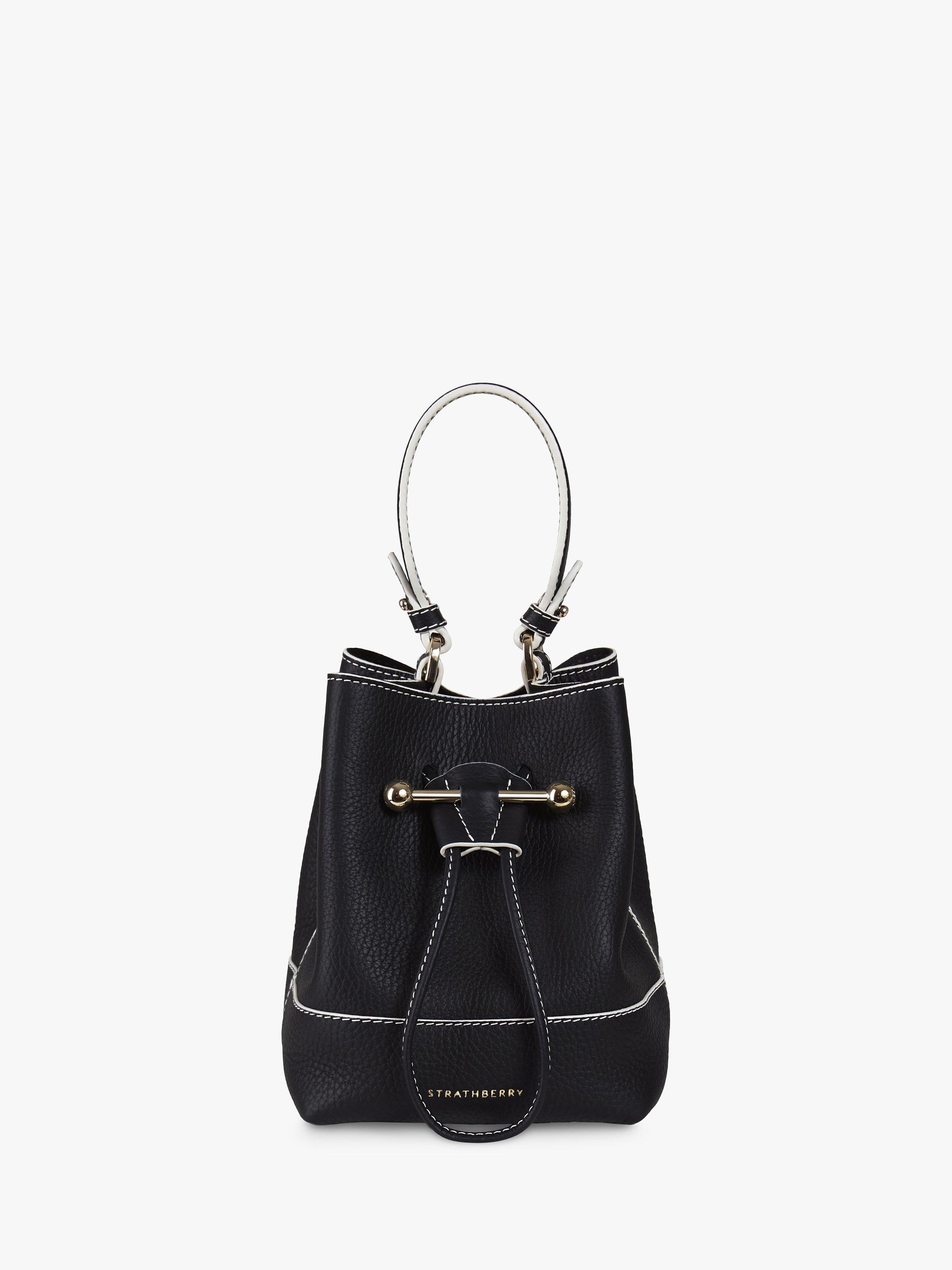 Strathberry Lana Osette Leather Bucket Bag
