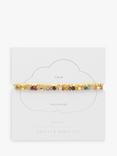 Estella Bartlett Coco Tourmaline Beaded Double Bracelet, Pack of 2, Gold/Multi