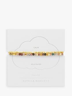 Estella Bartlett Coco Tourmaline Beaded Double Bracelet, Pack of 2, Gold/Multi - view 2, Gold/Multi