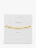 Estella Bartlett Treasure Me Heart Droplet Double Bracelet, Gold