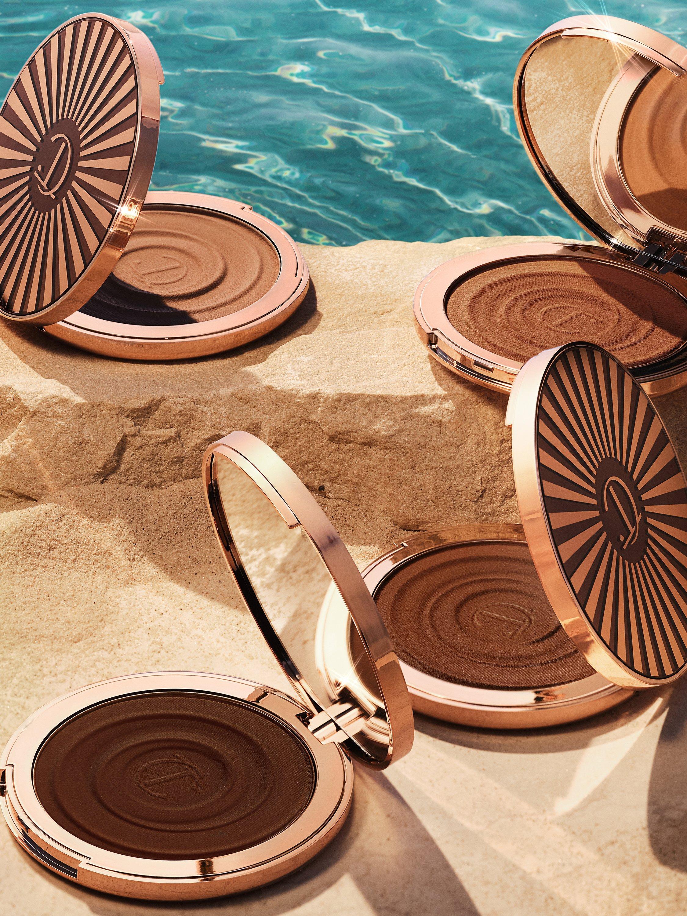 Product image 6 of 9, which shows Charlotte Tilbury Beautiful Skin Sun-Kissed Glow Bronzer, 3 Tan