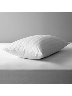John Lewis Natural Collection Goose Feather & Down Pillow, Medium (3) - view 2, White