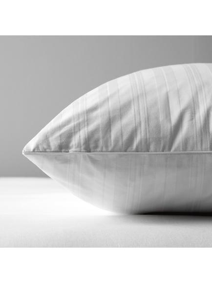 John Lewis Natural Collection Goose Feather & Down Square Pillow, Medium - view 2, White