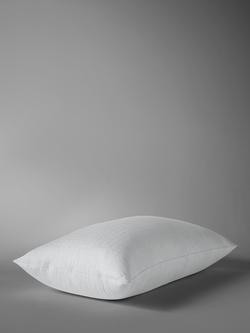 John Lewis Luxury European Goose Down Kingsize Pillow, Medium, White