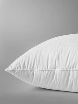 John Lewis Luxury European Goose Down Kingsize Pillow, Medium - view 2, White