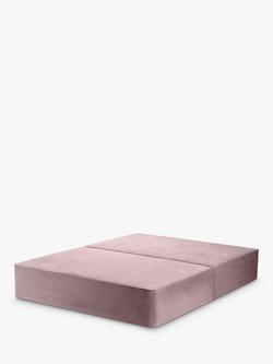 John Lewis Pocket Sprung Divan Base, Small Double, Deep Velvet Heather