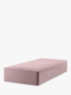 John Lewis Pocket Sprung Divan Base, Single, Deep Velvet Heather