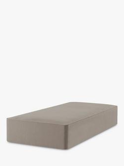 John Lewis Pocket Sprung Divan Base, Single, Deep Velvet Steel