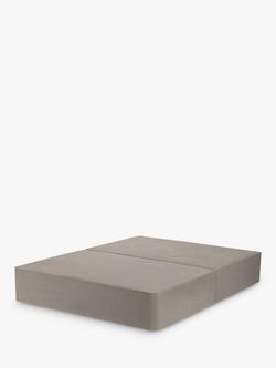 John Lewis Pocket Sprung Divan Base, Super King Size, Deep Velvet Steel