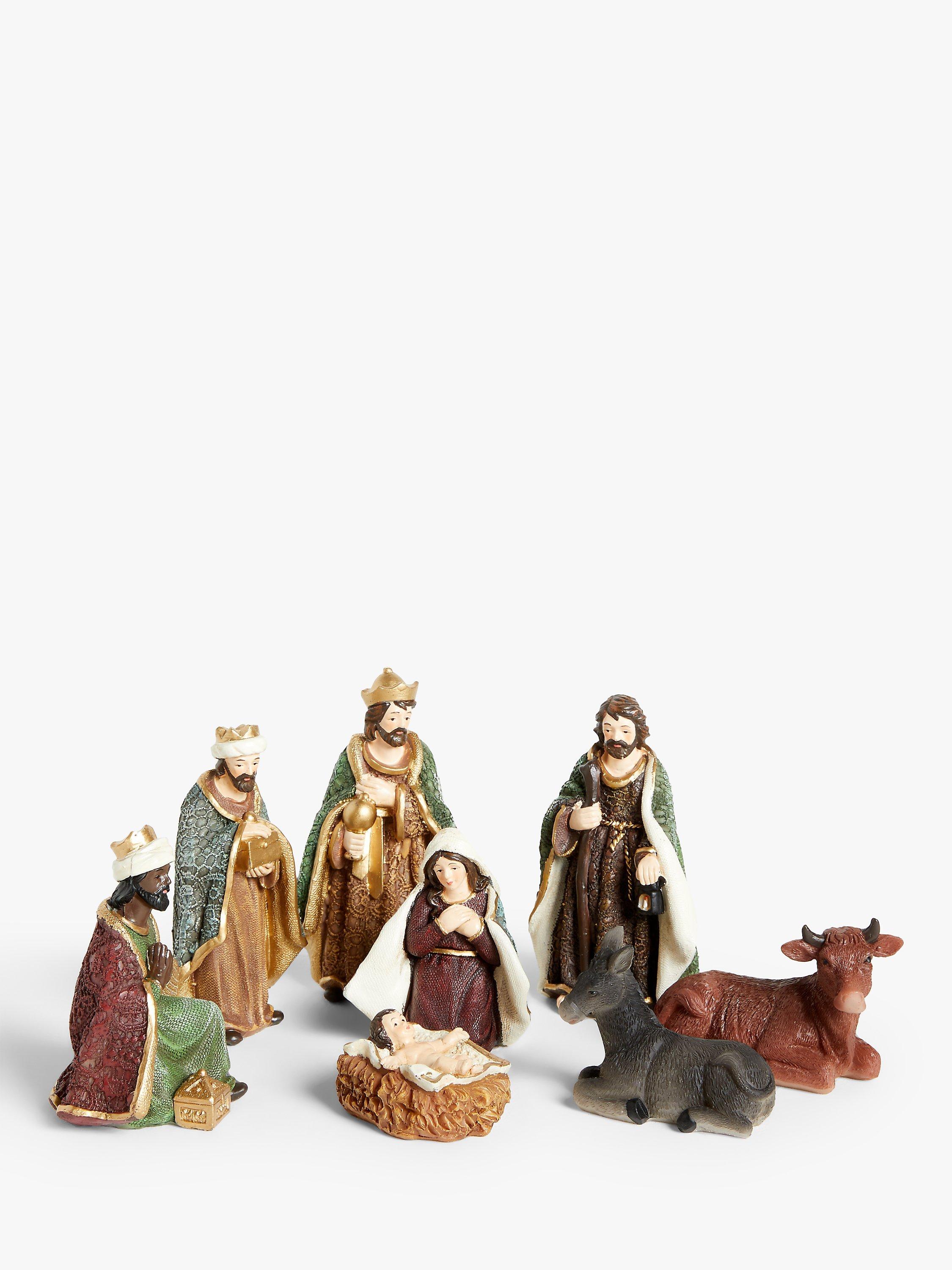 Kaemingk Community Garden Nativity Characters, Set of 8
