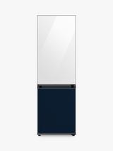 Samsung Bespoke RB34A6B2E8A Freestanding 70/30 Fridge Freezer, White/Navy