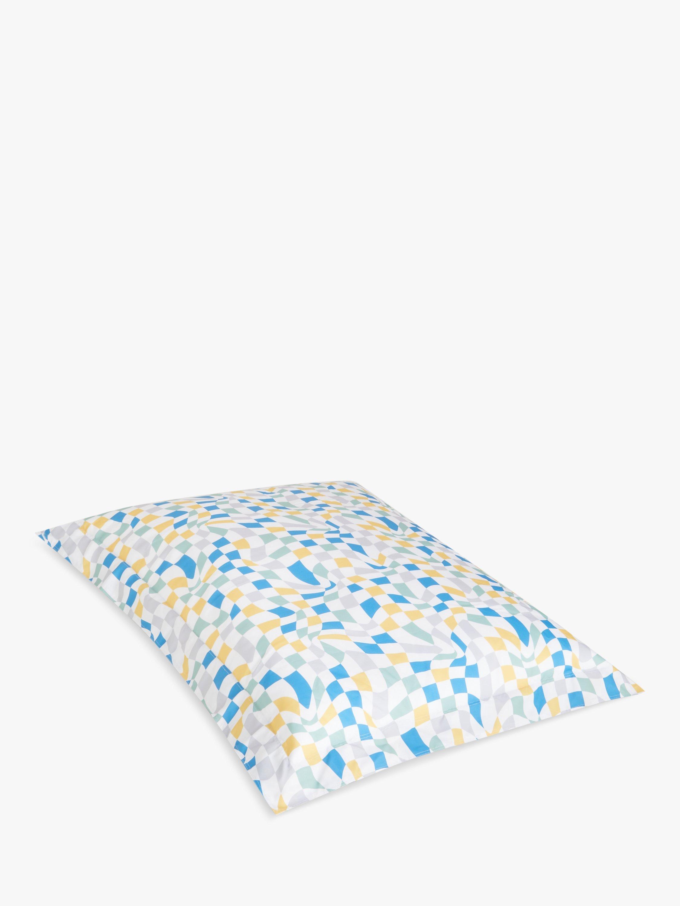 John Lewis ANYDAY Kids' Swirl Check Bean Bag, Multi
