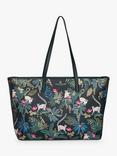 Sara Miller Lemur Print Large Tote Bag