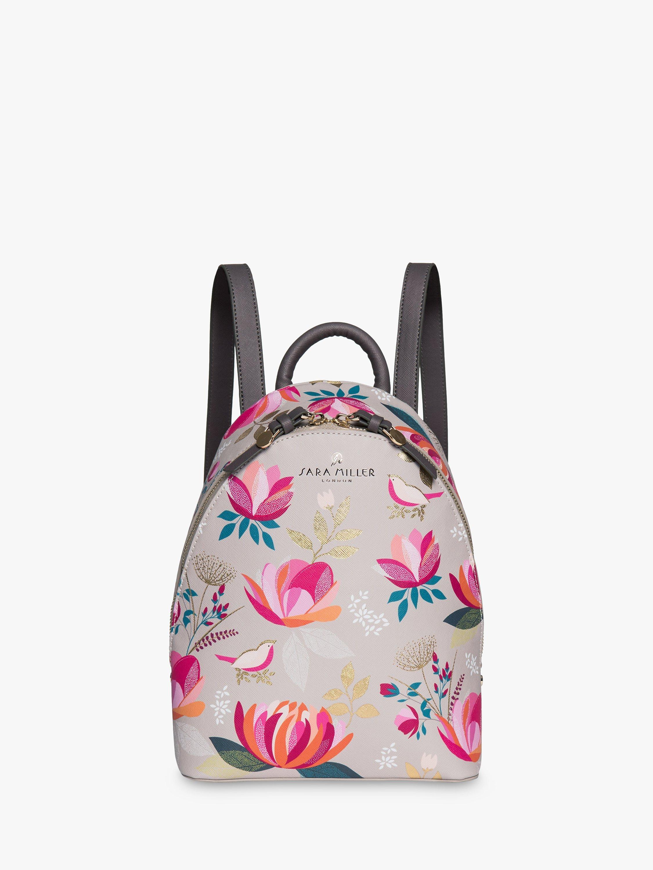 Sara Miller Peony Print Backpack
