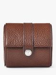 Aspinal of London Pebble Leather Travel Watch Roll