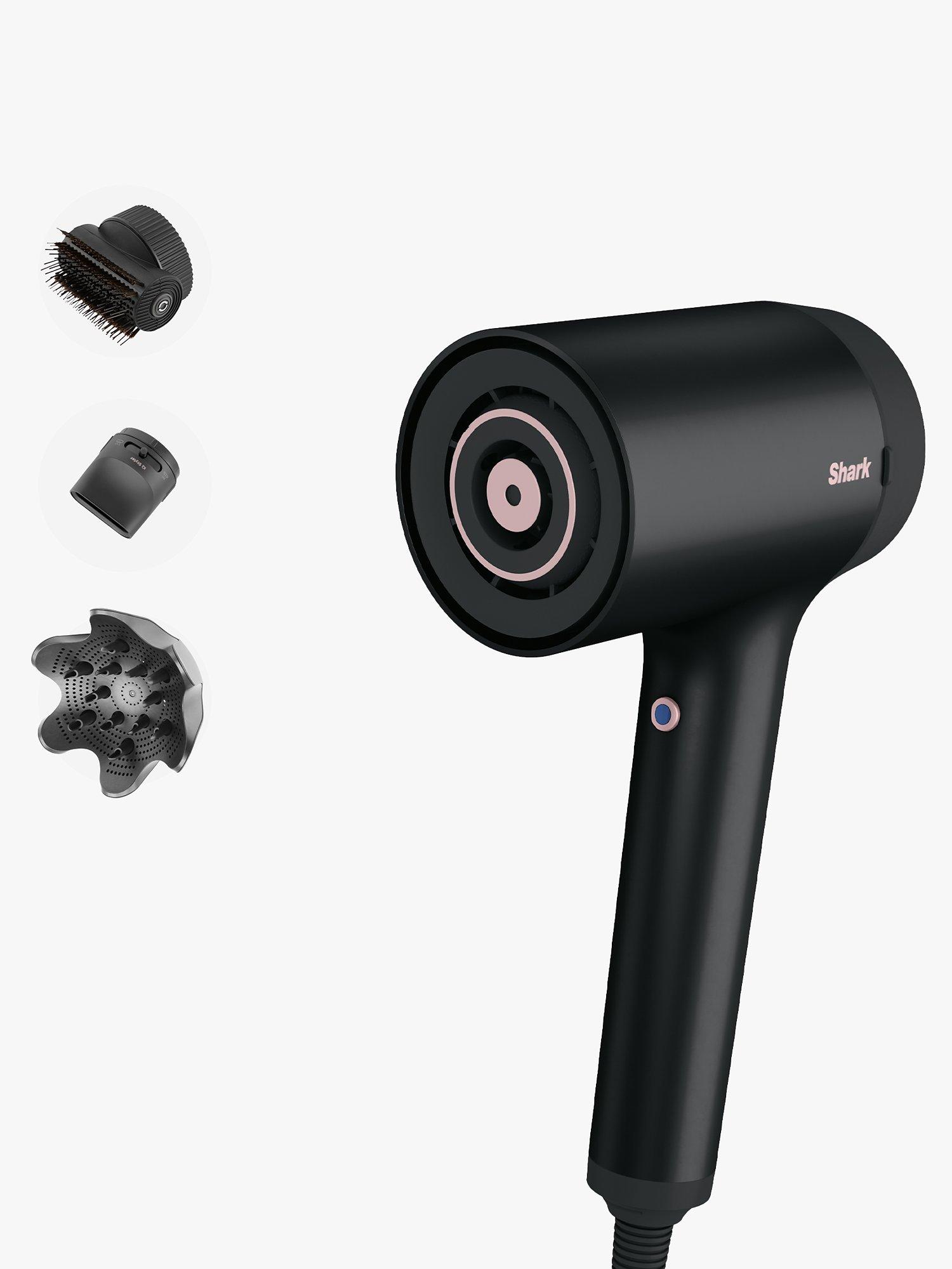 Shark  HD120UK STYLE iQ Ionic Hair Dryer & Styler, Black/Rose Gold