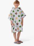 Minecraft DryMee Hooded Towel, White/Multi