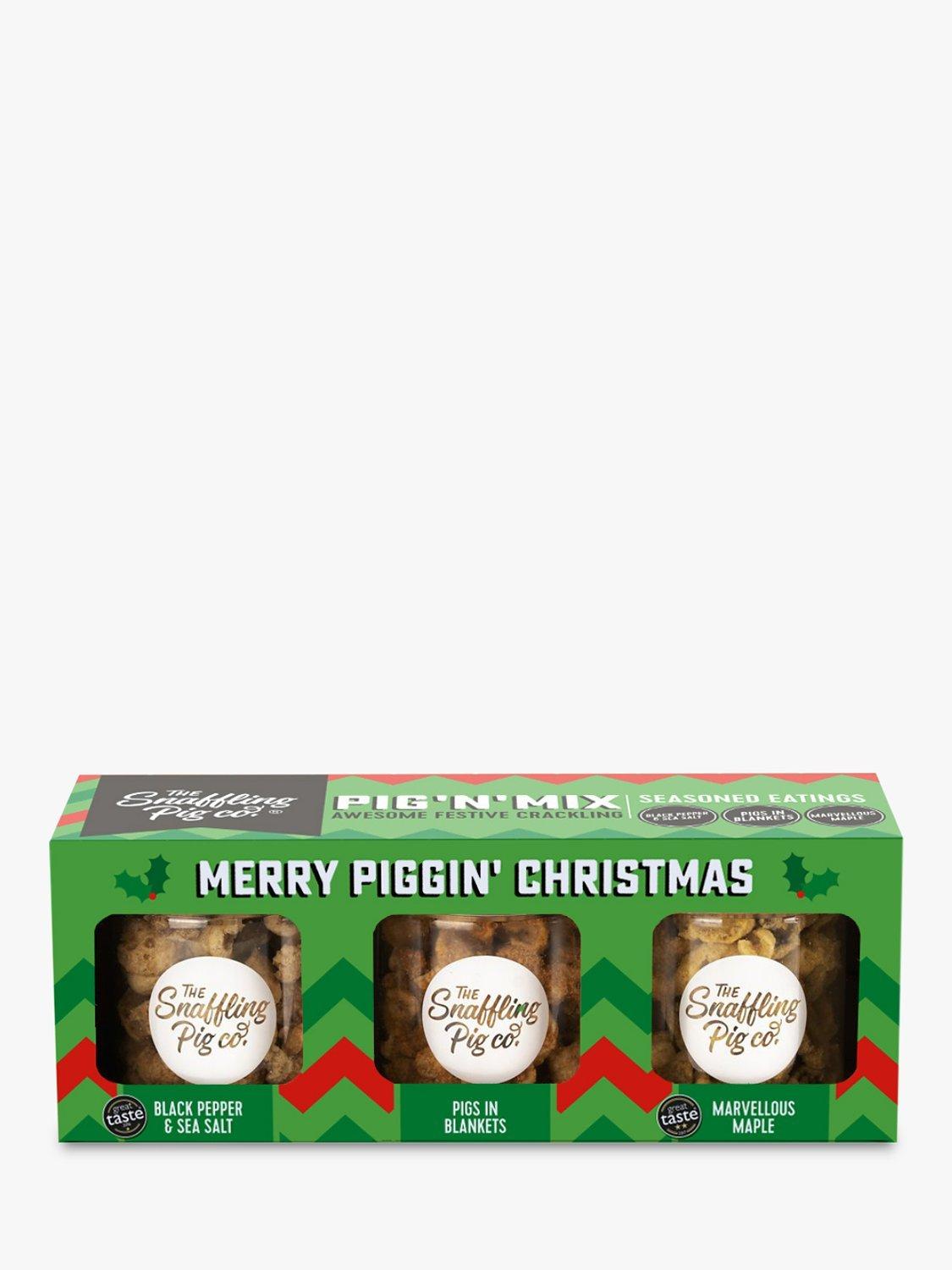 The Snaffling Pig Co. Merry Piggin' Christmas Pig n Mx Jars, 3x 65g