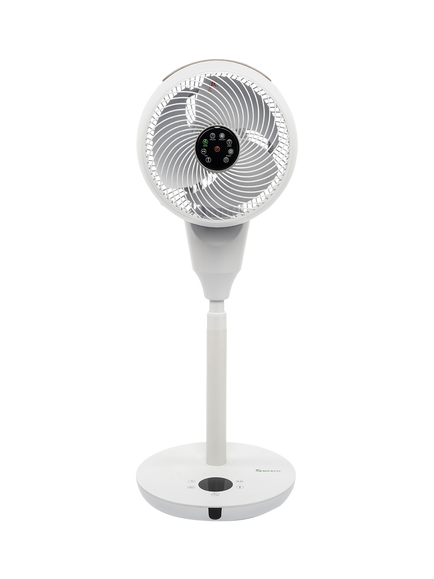 Meaco 1056P Pedestal Air Circulator Fan, White