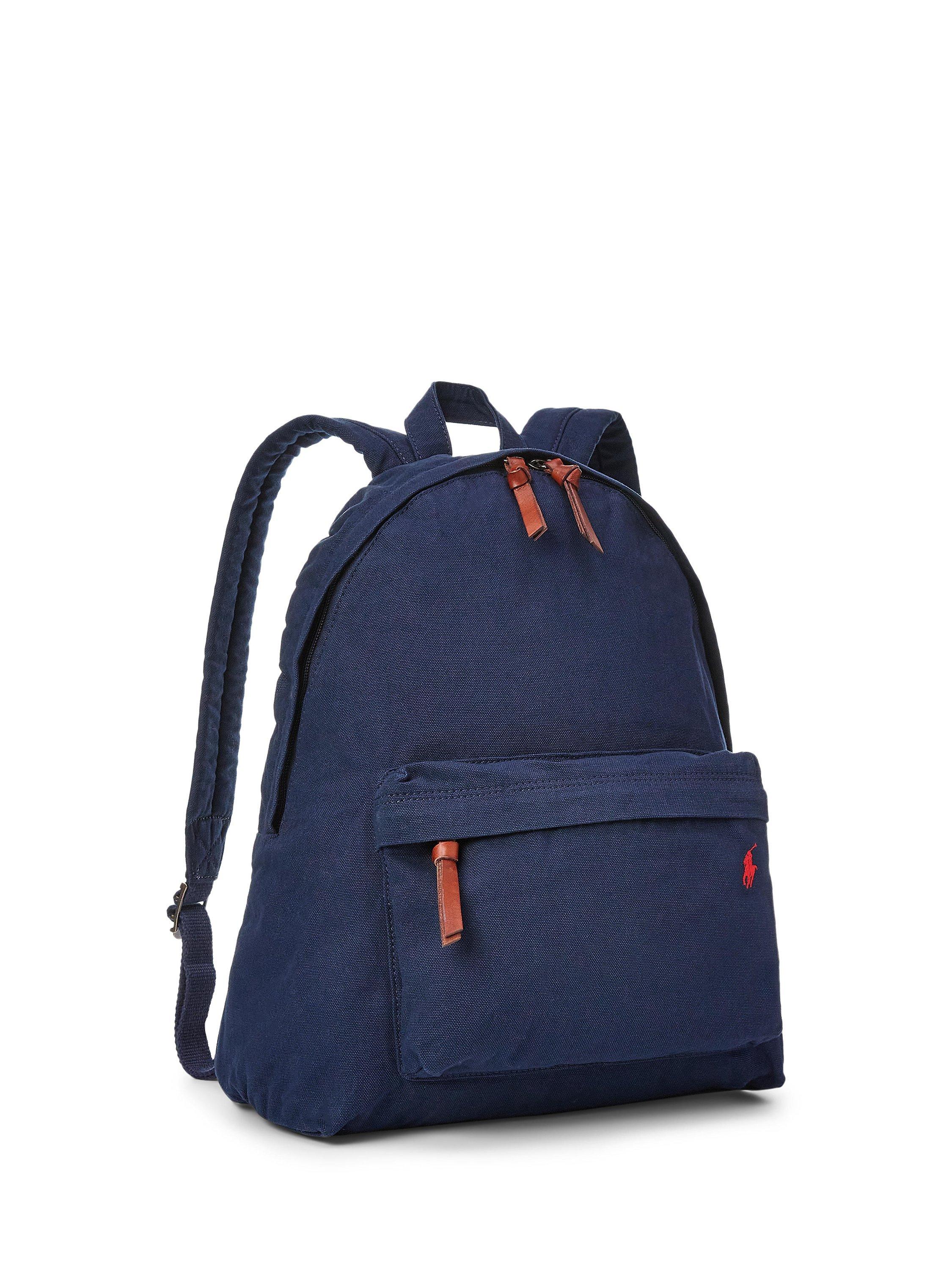 Polo Ralph Lauren Canvas Backpack, Newport Navy