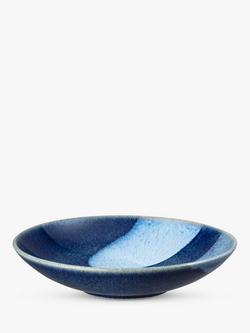 Denby Studio Blue Accent Stoneware Large Serving Bowl, 30cm, Blue, Blue