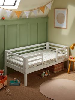 John Lewis Iver Toddler Bed - view 2, White