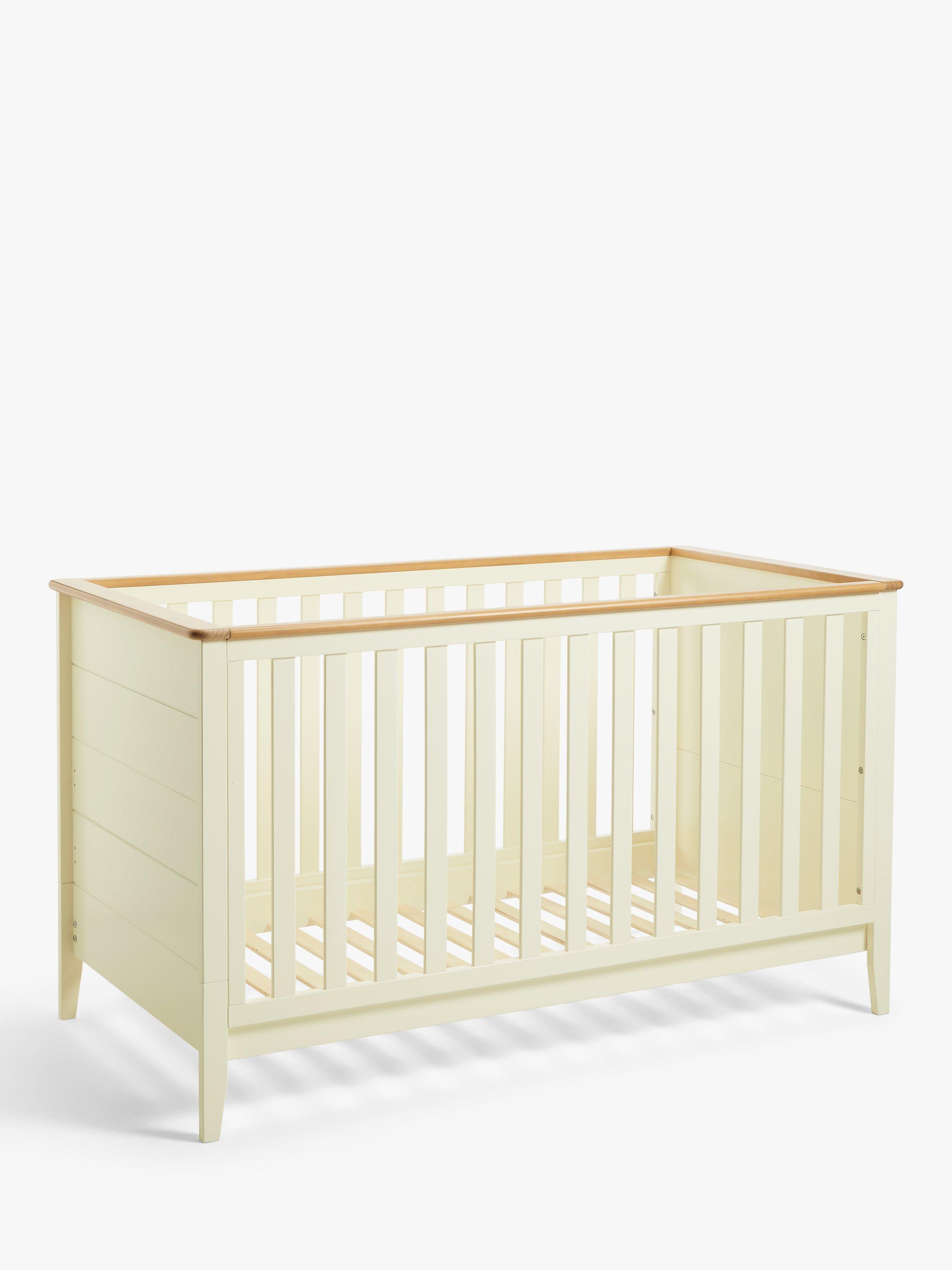 John Lewis Avery Convertible Cotbed Cream Natural