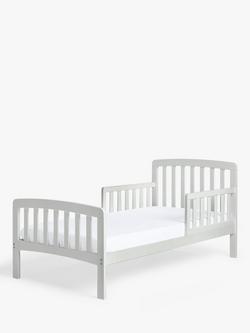 John Lewis Elementary Toddler Bed - view 2, Grey