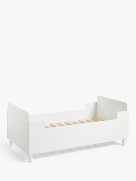 John Lewis Leon Toddler Bed - view 2, White