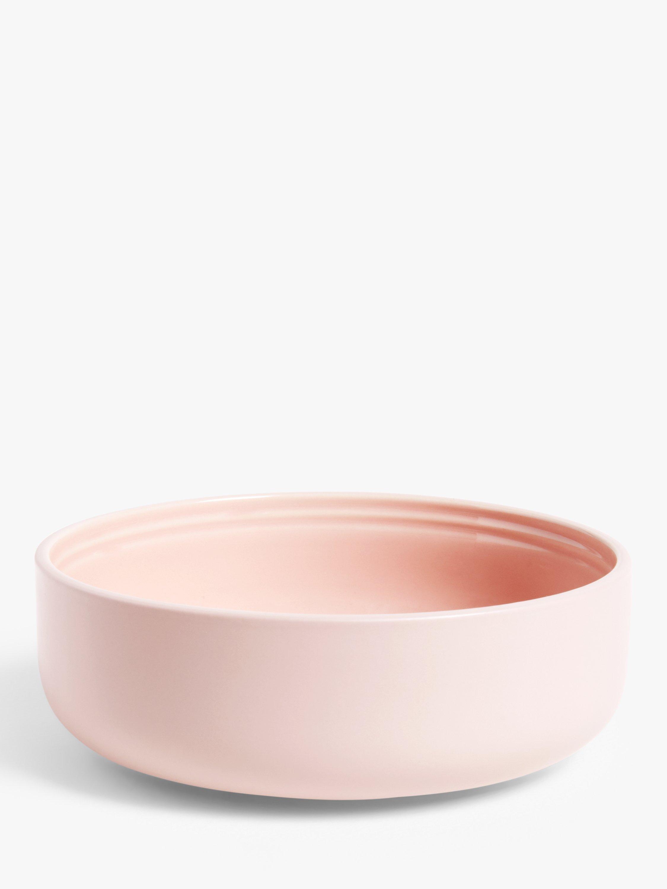 John Lewis + Swoon Roche Stoneware Cereal Bowl, 16cm, Pink