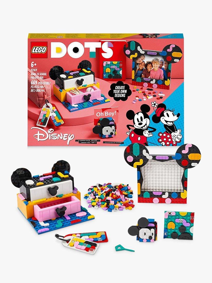 LEGO DOTS 41964 Mickey Mouse & Minnie Mouse Back-to-School Project Box