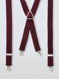 John Lewis Diamond Braces, Burgundy