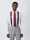 John Lewis Diamond Braces, Burgundy