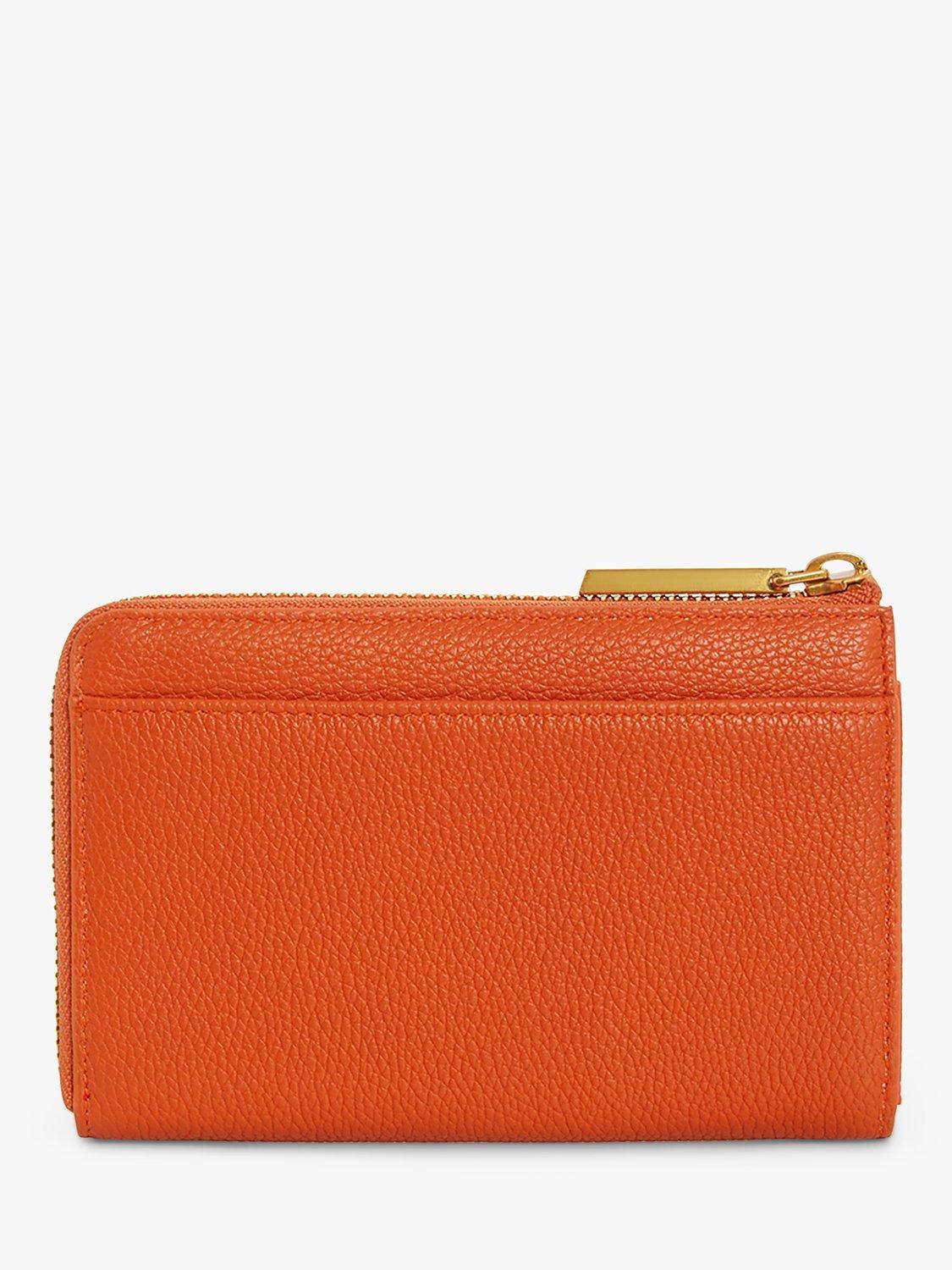 Product image 3 of 5, which shows Jasper Conran London Baylee Medium Zip Around Purse, Orange
