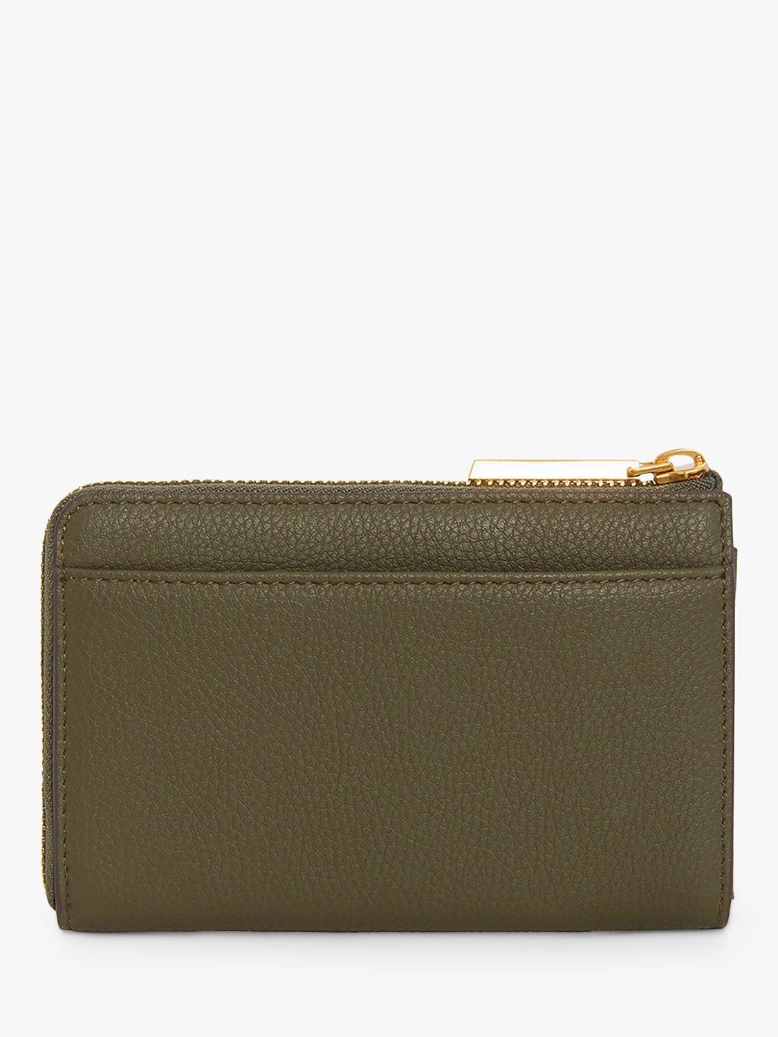 Product image 3 of 5, which shows Jasper Conran London Brianna Medium Zip Around Purse, Khaki