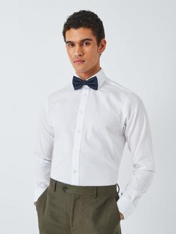 John Lewis Silk Ready Tied Bow Tie - view 2, Navy