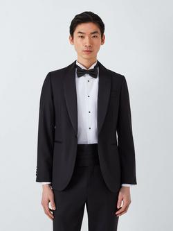 John Lewis Silk Ready Tied Bow Tie - view 2, Black