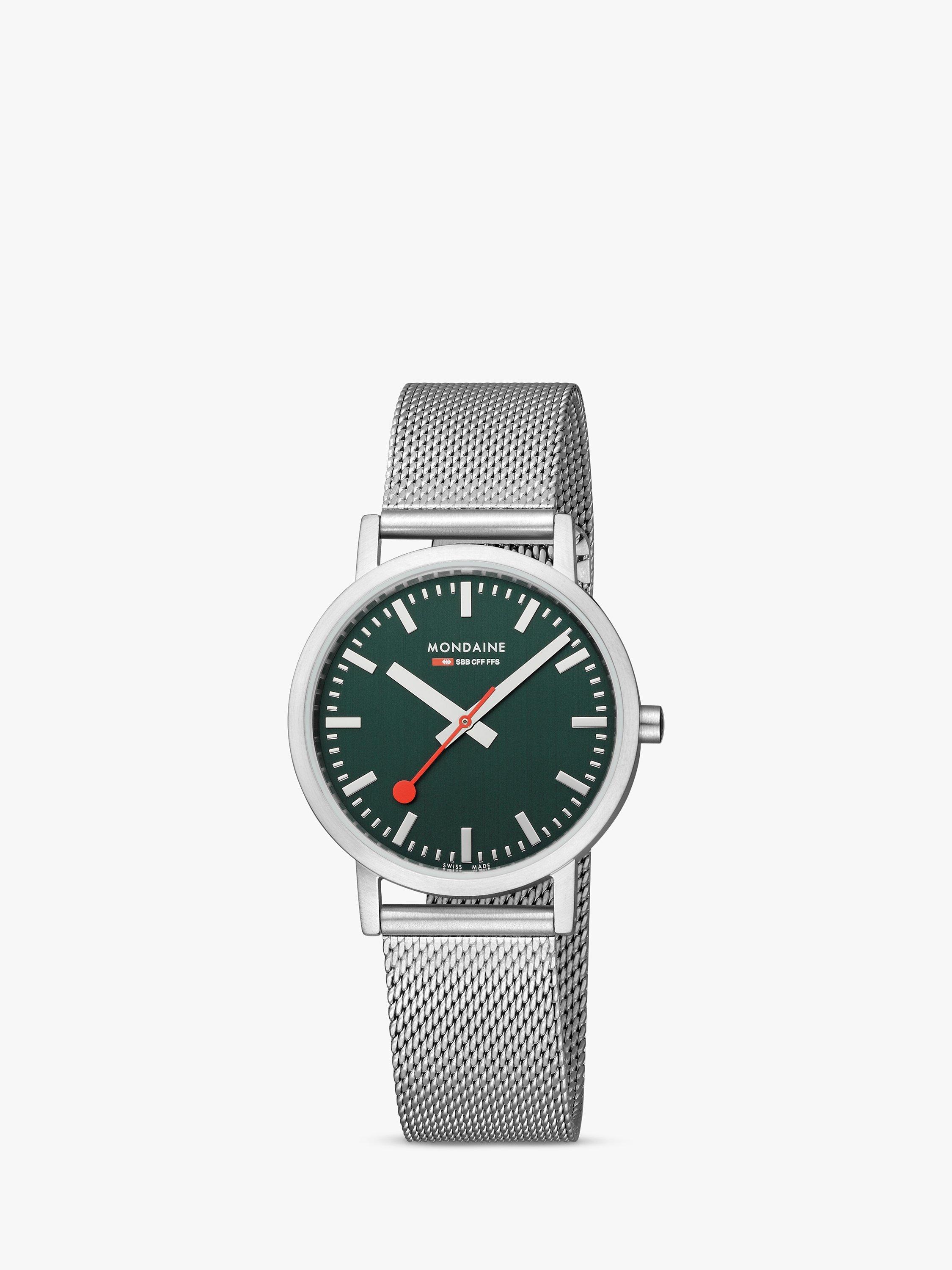 Mondaine Unisex SBB Classic Mesh Strap Watch