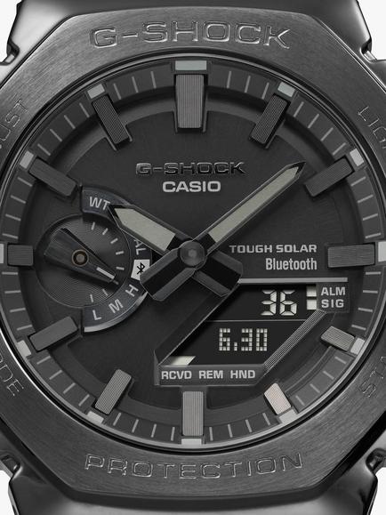 Casio Men's G-Shock Carbon Core Guard Solar Bracelet Strap Watch - view 2, Black