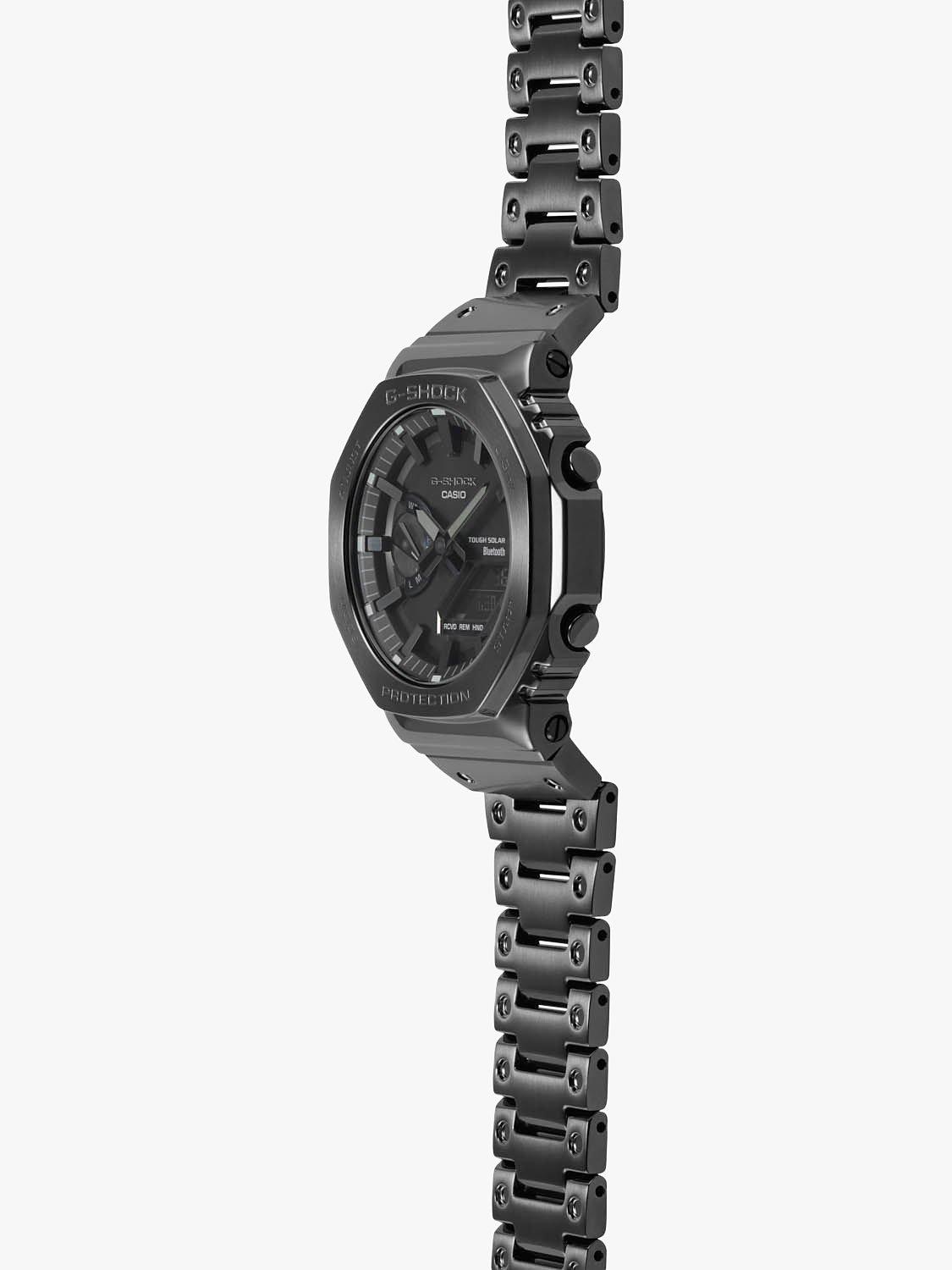 Casio black metal strap online