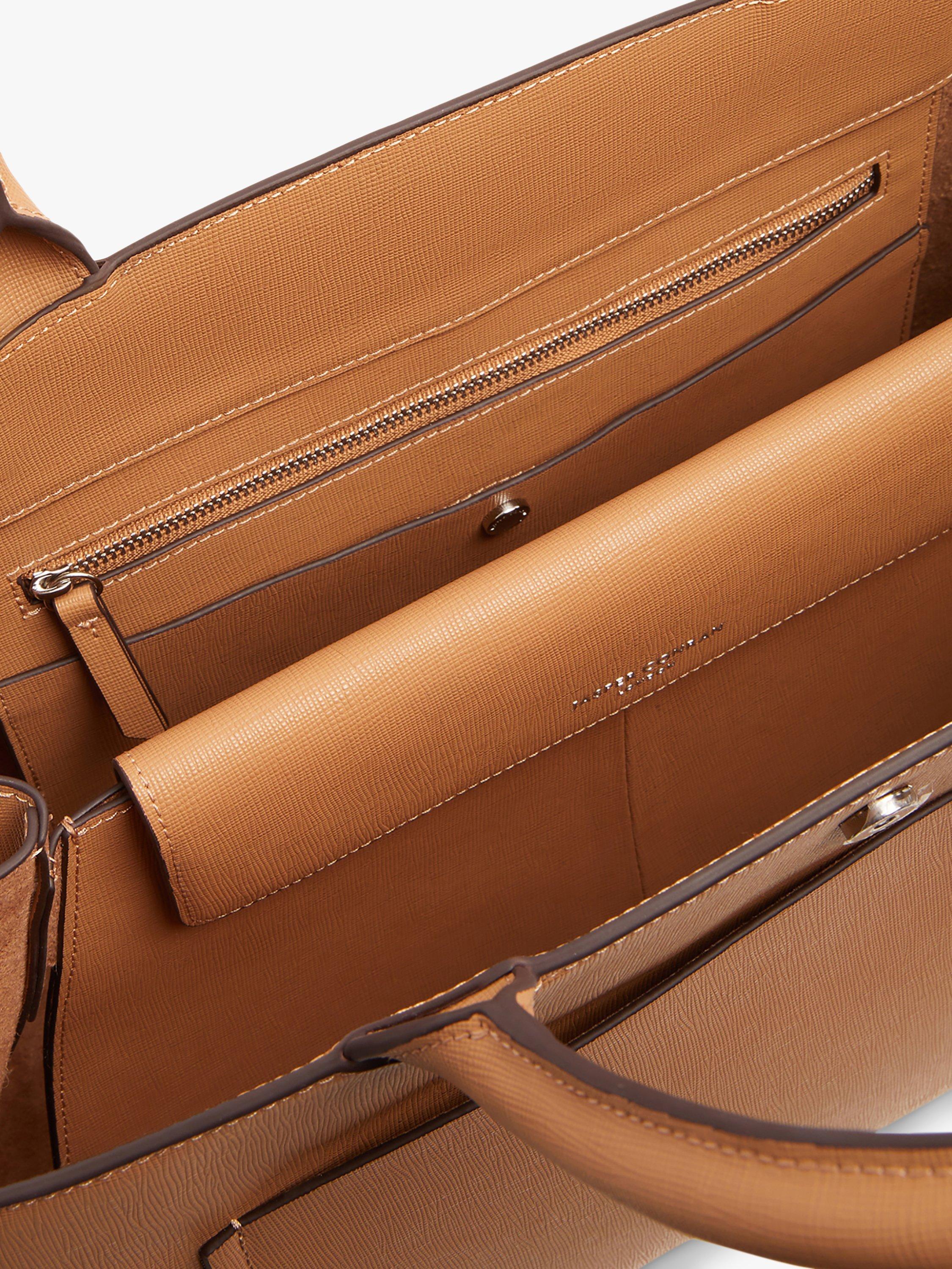 Jasper Conran London Bee Leather Tote Grab Bag Camel