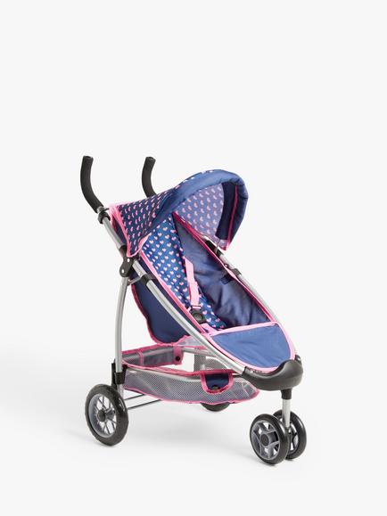 John Lewis Baby Doll Single Pushchair, Multi